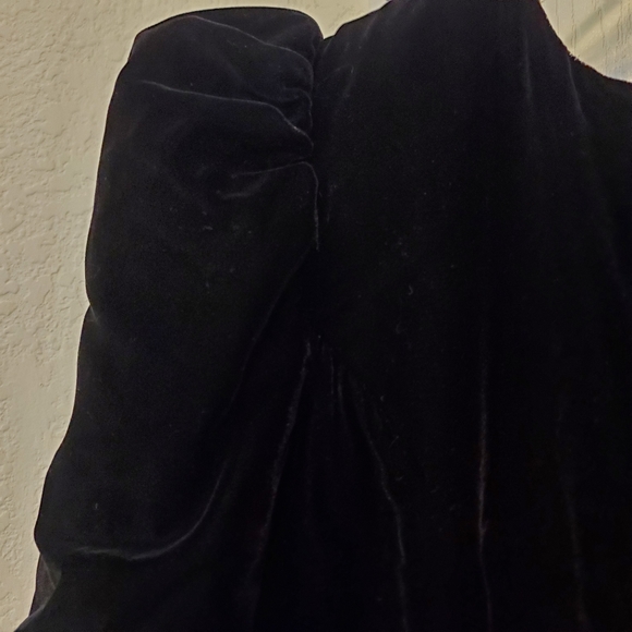 Vintage Jessica McClintock Velvet 80s Party Dress - Picture 13 of 16